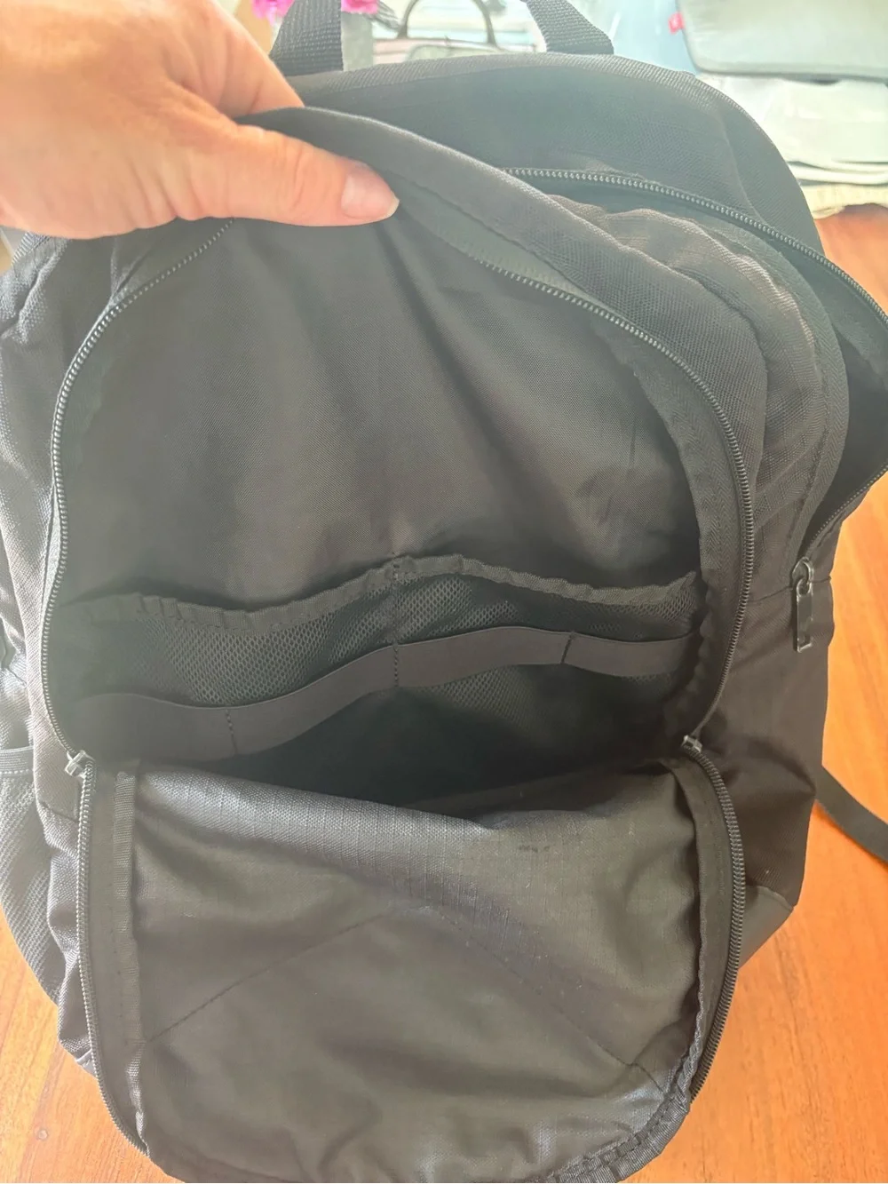 Fox Black Men's Backpack with Logo